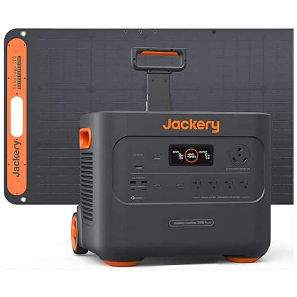 Jackery 3000W Output/6000W Peak Solar Generator 2000 Plus, Expandable ...