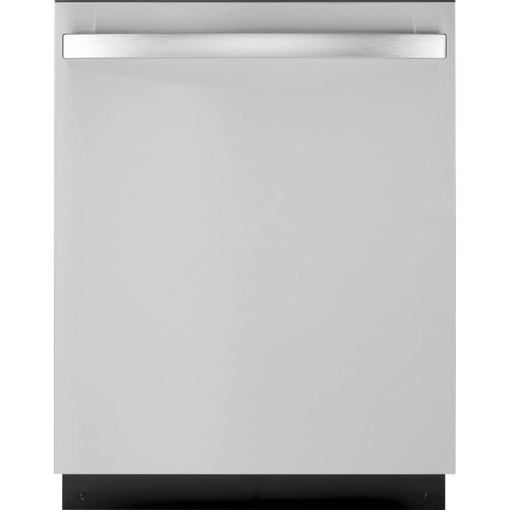 GE 24 in. Built-In Stainless Steel ADA Top Control Tall Tub Dishwasher with Stainless Steel Tub and 51 dBA, Silver