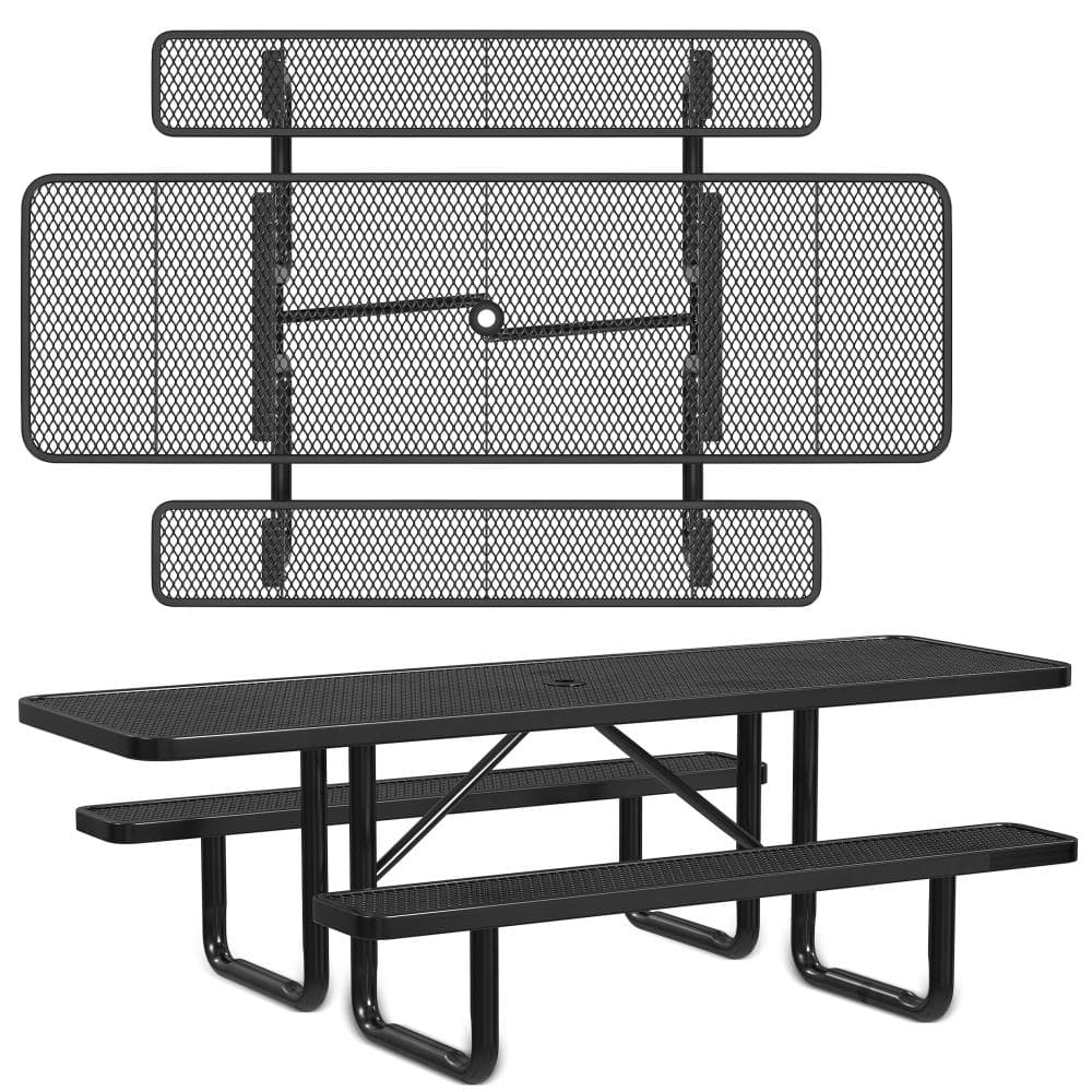 8 ft. Rectangle ADA Accessible Portable Outdoor Commercial Picnic Table price history on PriceWatchPro