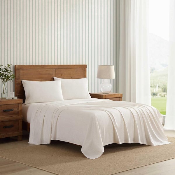 Laura Ashley Chelsie Vine 4-Piece Biscuit Light Yellow Cotton