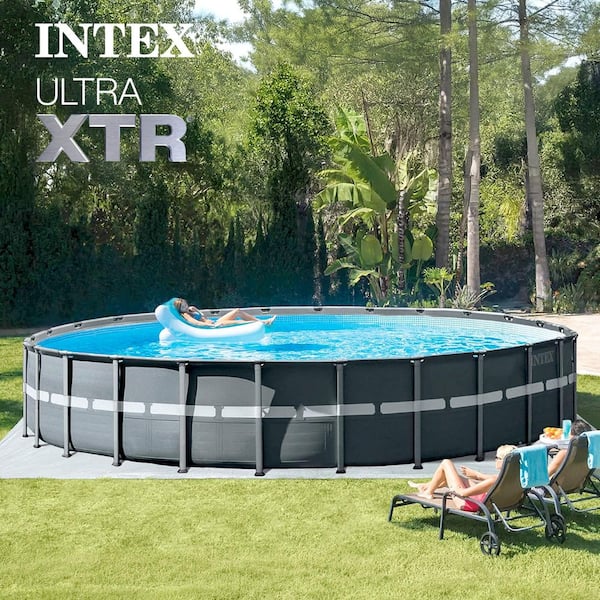 Ultra XTR 26 ft. Round 52 in. Deep Above Ground Pool Set