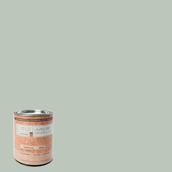 YOLO Colorhouse 1-Qt. Water .02 Flat Interior Paint-DISCONTINUED
