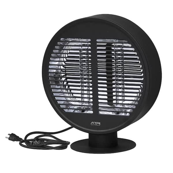 matrix decor 1000-Watt Steel Outdoor Electric Infrared Portable Tabletop Heater with IP54 Waterproof in Black