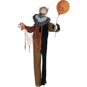 62 in. Touch Activated Animatronic Clown