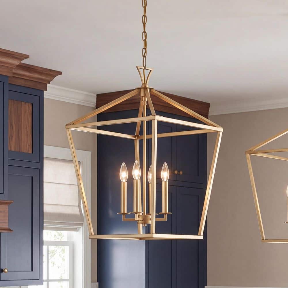 Savoy House Townsend 17 in. W x 26 in. H 4-Light Warm Brass
