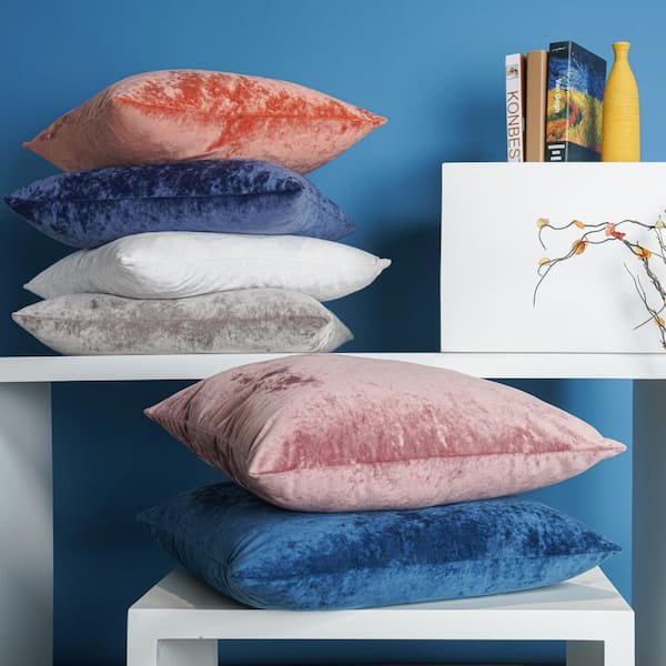 Extra Long Lumbar Pillow Cover, Large Lumbar Pillow Case, Coral Oversized  Lumbar Pillow for Bed, Long Bed Velvet Lumbar Pillow With Fringe 