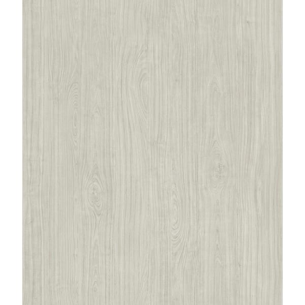 RoomMates Grey Cherry Wood Peel and Stick Vinyl Wallpaper Roll