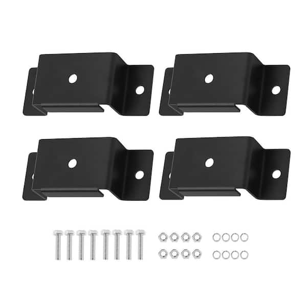Angel Sar Trailer Stake Pocket Bracket for 2 in. x 4 in. lumber, Included Mounting Bolts and Nuts... (4-Pack)