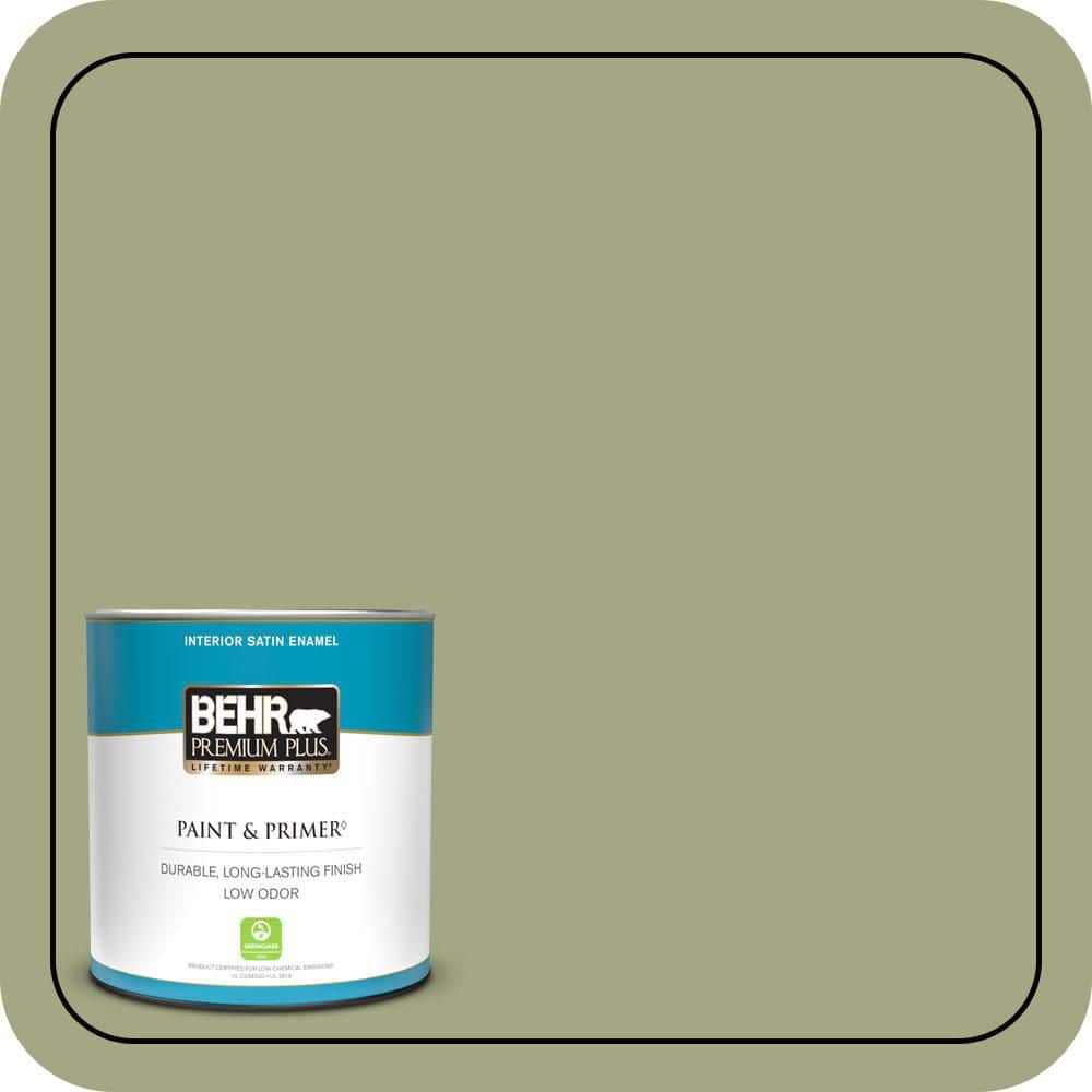 1 qt. #S370-4 Rejuvenation Satin Enamel Low Odor Interior Paint & Primer price history on PriceWatchPro