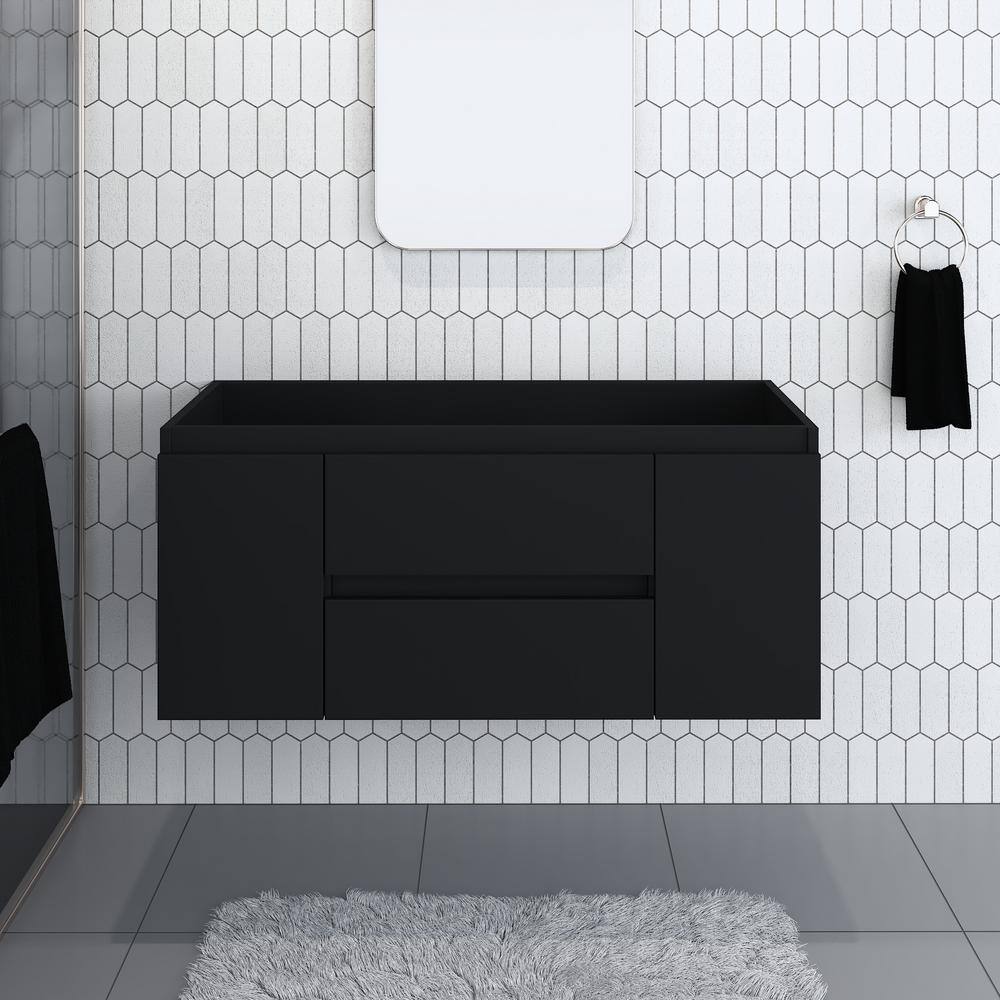 Salt 48 in. W x 20 in. D Bath Vanity Cabinet Only in Black price history on PriceWatchPro