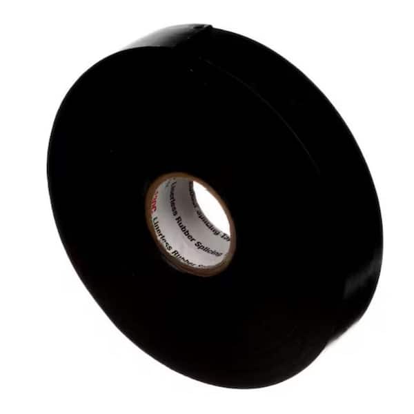 3/4 in. x 30 ft. Linerless Rubber Splicing Tape, Black