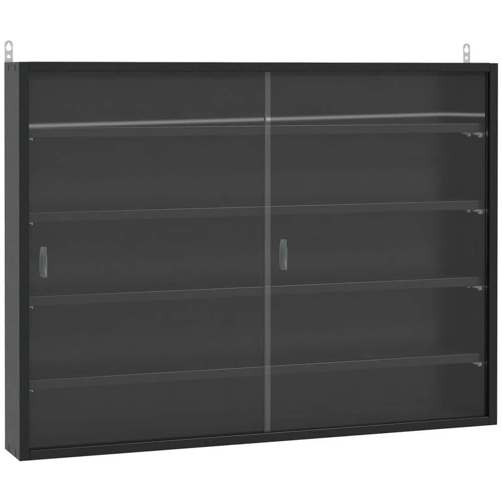31.5 in. W x 23.5 in. H 5-Tier Wall-Mounted Display Cabinet Decorative Box,