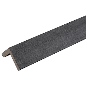All Purpose L Trim 1.57 in. x 96 in. Composite Siding in Hawaiian Charcoal