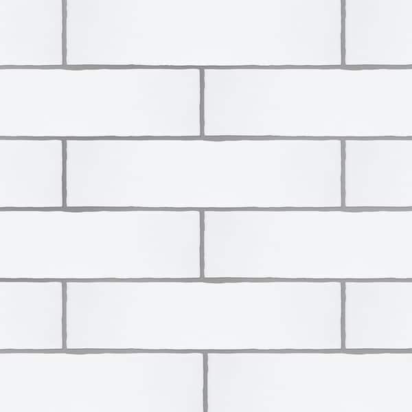 Castillo Matte White 3 in. x 12 in. Ceramic Wall Tile (5.72 sq. ft./Case)