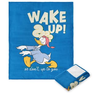 Disney Donald Duck Wake Up Silk Touch Multi-color Throw