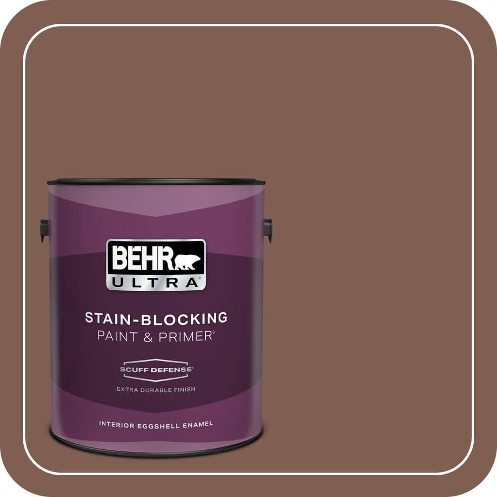 1 gal. #N160-6 Spanish Chestnut Extra Durable Eggshell Enamel Interior Paint & Primer price history on PriceWatchPro