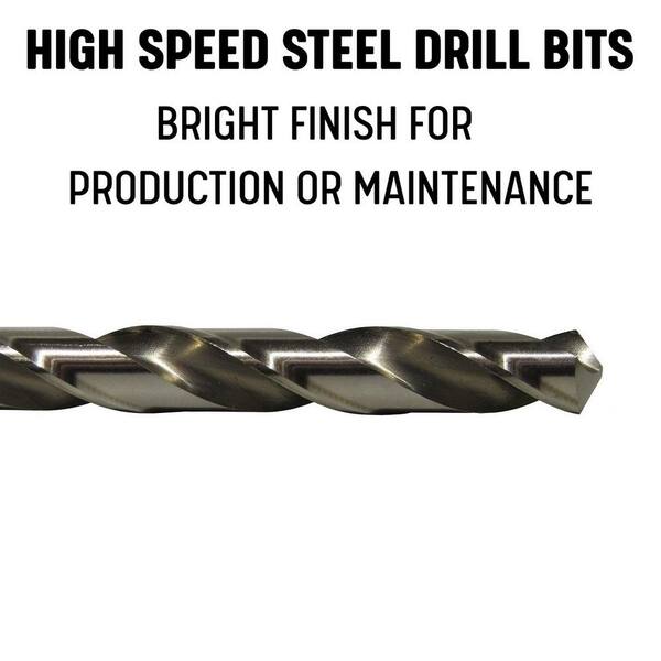 ゴメス16 スティール Drill America #16 High Speed Steel Twist Drill Bit with Bright