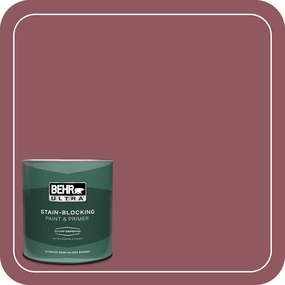 1 qt. #PMD-33 Fragrant Cherry Extra Durable Semi-Gloss Enamel Interior Paint & Primer price history on PriceWatchPro