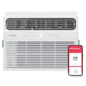 10,000 BTU Window Air Conditioner Cools 450 sq. ft. with WiFi with Remote in White 115V