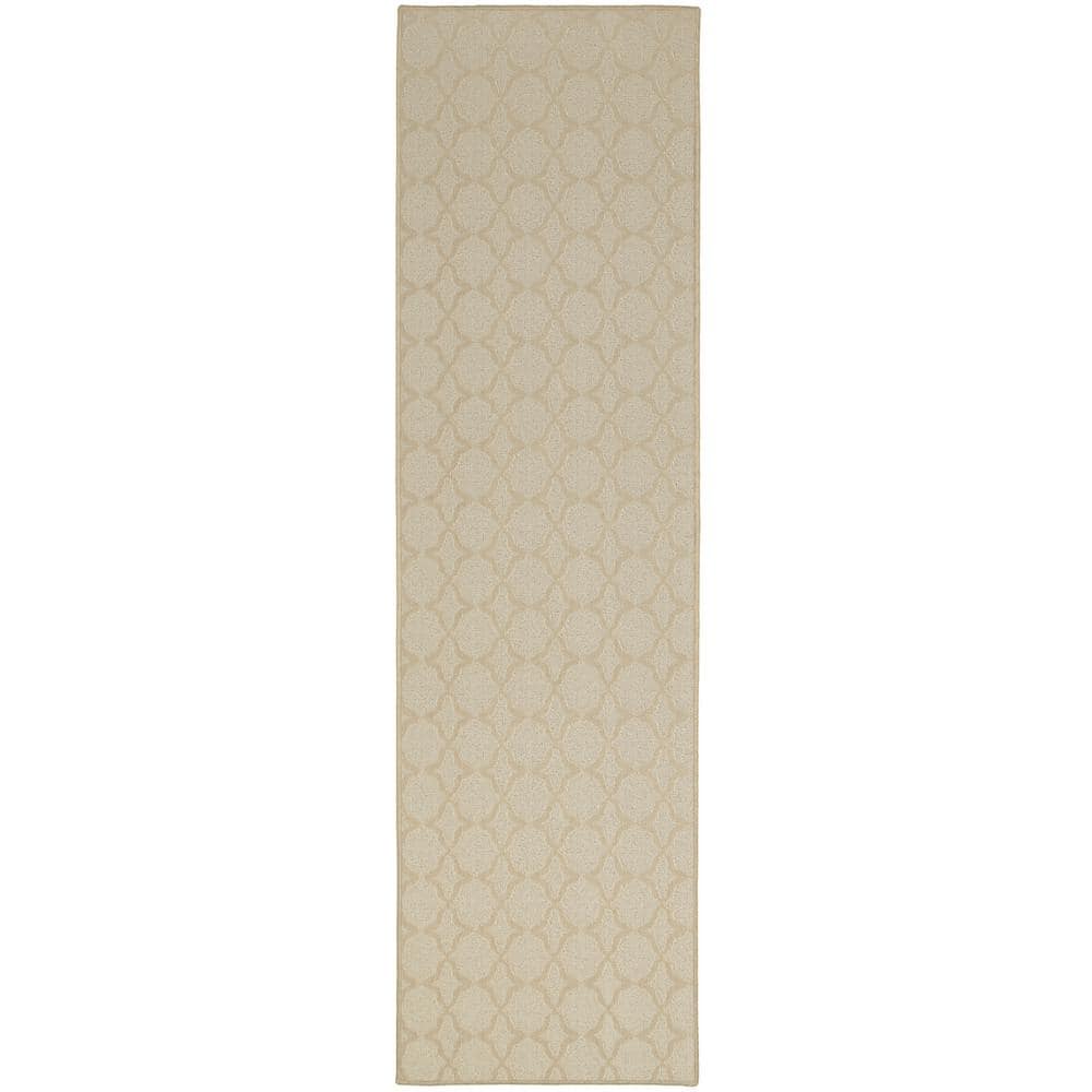 String Rug Tan Garland Rug Sparta 3 ft. x 12 ft. Tan Runner Rug CL100N03614401 - The ...