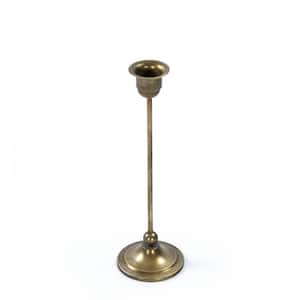 Upturned Bell Antique Gold Small Candle Holder