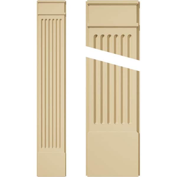 Ekena Millwork 2 in. D x 12 in. W x 72 in. L Primed Polyurethane Pilaster 1- Pack
