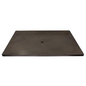 37 in. W x 22 in. D Concrete Vanity Top in Charcoal