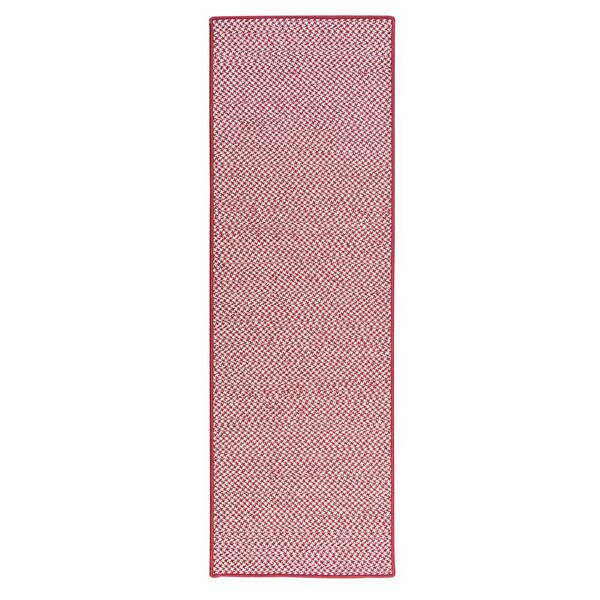 Home Decorators Collection Sadie Sangria 2 ft. x 8 ft. Indoor/Outdoor Patio Braided Runner Rug