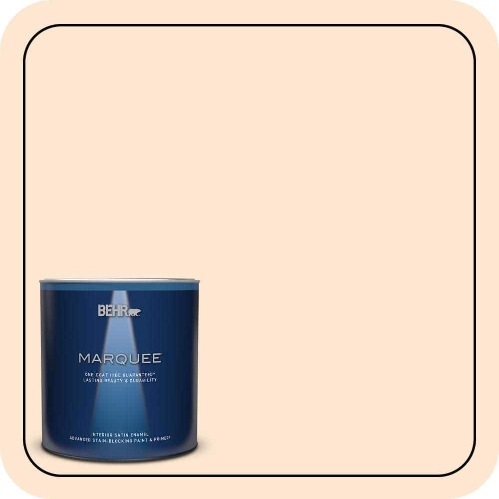 1 qt. #M230-2 Fair Ivory Satin Enamel Interior Paint & Primer product image for price tracking