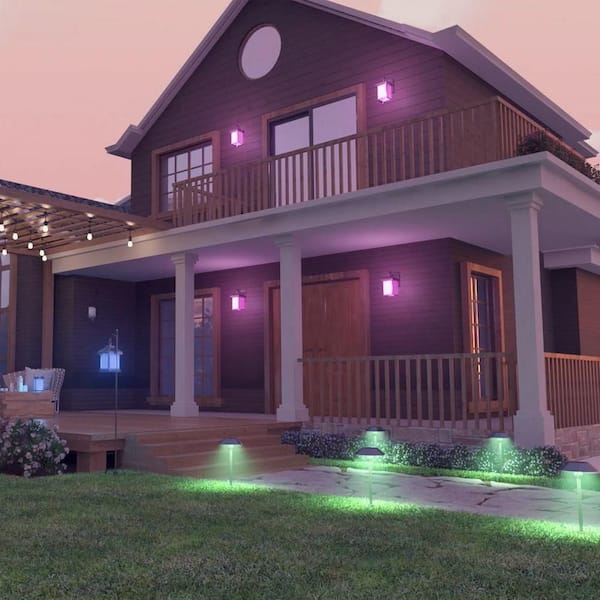Feit Electric OneSync Landscape 100 Lumens Bronze Solar Integrated