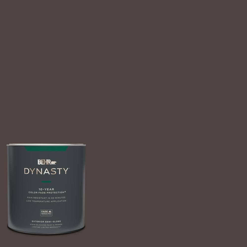 BEHR DYNASTY 1 qt. N1107 Black SemiGloss Exterior Stain