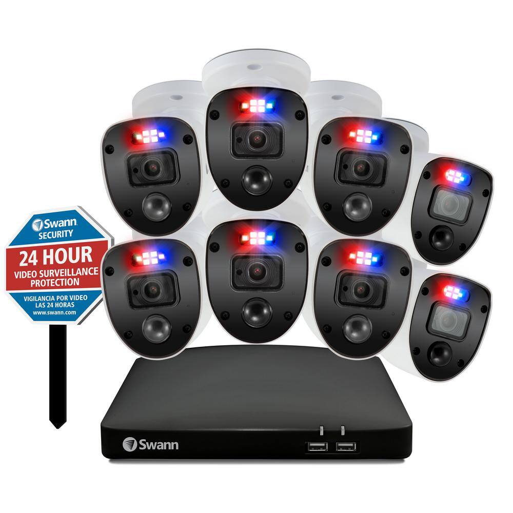 Swann SwannForce 8Channel 1080p 1TB Surveillance DVR Security Camera