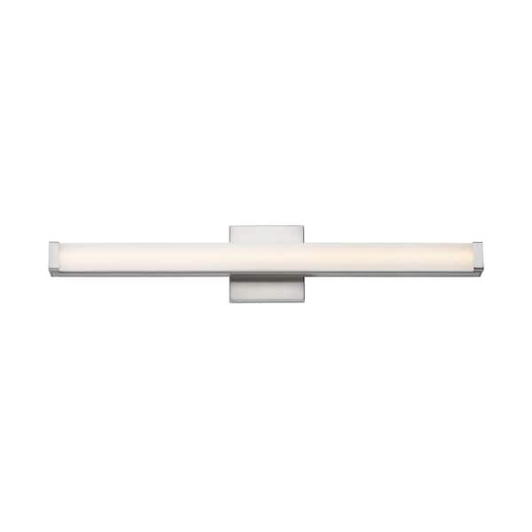 Maxim Lighting Spec 1 Light 30 in. Stainless Steel Satin Nickel LED ...