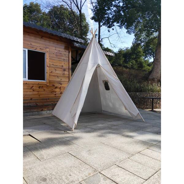 Avrsol Large Lace Teepee Tent - 85 Inches Tall, Fits 2-3 Adults, For Parties & Outdoor Decor