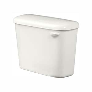 Colony 1.28 GPF Single Flush Toilet Tank Only for 10 in. Rough in White with Right-Hand Trip Lever
