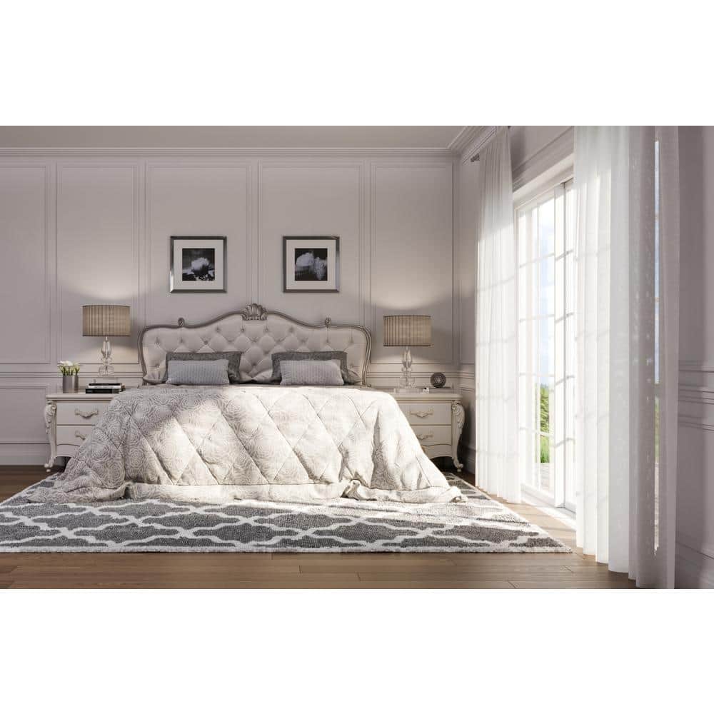 Primed White Wood Crown Moulding, 96" Length, 5.5" Width