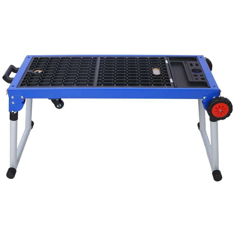 5-in-1 Portable Workbench, 49 in. D x 21.6 in. W x 22.5 in. H Steel with Detachable Miter Saw Stand and Adjustable Legs price history on PriceWatchPro