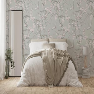 Heron Grey Removable Peel and Stick Wallpaper