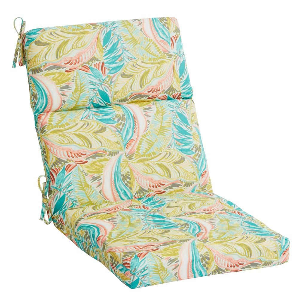 20 in. W x 24 in. D High Back Universal Outdoor Cushion in Palm Leaves price history on PriceWatchPro
