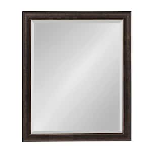 Aldridge 21.5 in. W x 31.5 in. H Framed Rectangular Beveled Edge Bathroom Vanity Mirror in Bronze