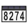 GEUS Solar Address Sign for Yard & Wall Mount WS156-B