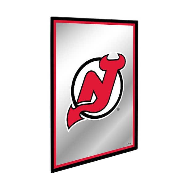 The Fan-Brand 28 in. x 19 in. New Jersey Devils Framed Mirrored Decorative  Sign NHNJDV-265-01A - The Home Depot