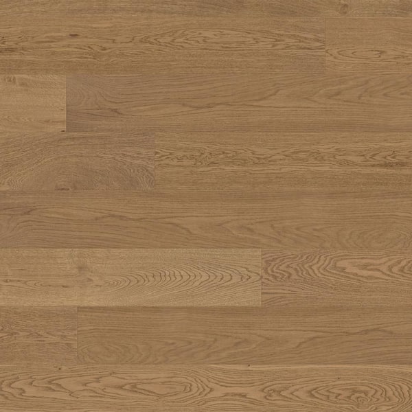 ASPEN FLOORING Take Home Sample-Purvis White Oak 1/2 in. T x 7.5 in. W x 7 in. L Water Resistant Engineered Hardwood Flooring