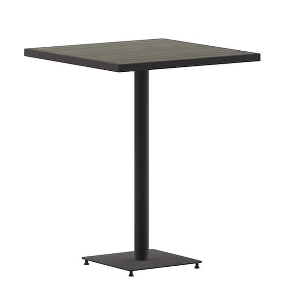 Carnegy Avenue Black Square Aluminum Indoor/Outdoor Dining Table