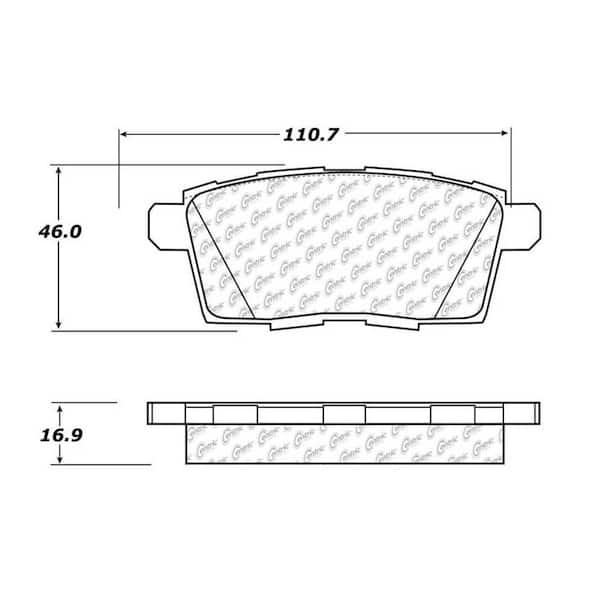 Centric Parts Disc Brake Pad Set