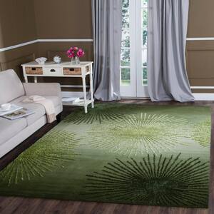 Soho Green/Multi 8 ft. x 11 ft. Floral Area Rug