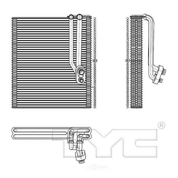 TYC A/C Evaporator Core 2007-2011 Jeep Wrangler
