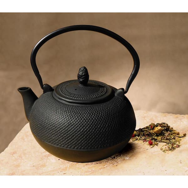 Southern Cast Iron Kettle Old Iron Pot Shells Tea pots Health Boiler Scale  Iron Pot 800ml,for Home,Office,Outdoor