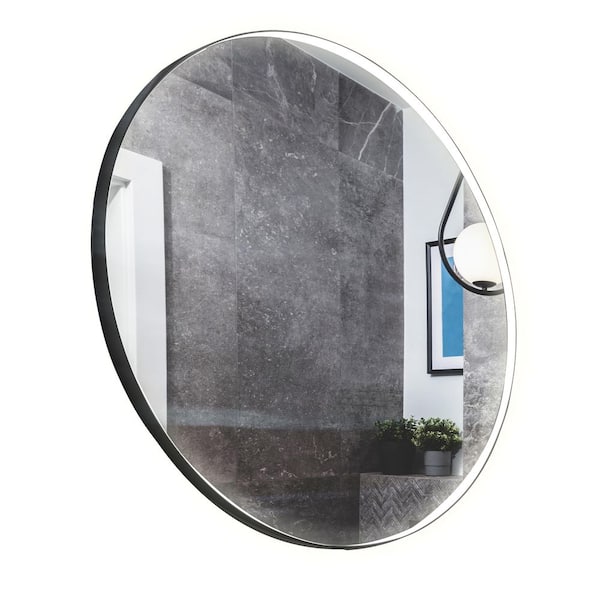 Eve Frameless Irregular Wall Mirror with Backlit LED (3 Sizes)