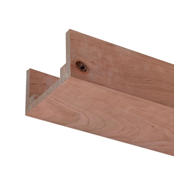 Ornamental Mouldings 5.5 in. W x 3 in. H x 92 in. L Natural Cherry Box Faux Beam